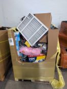 Big box store in a box: filters, Skechers, dish soap, glass, clothing, bedding, undergarments, wear
