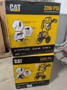 Two – CAT electric pressure washers possible customer return