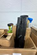 Little giant ladder, large rolls of plastic, iron railing, post install kit new tent hardware kit, a