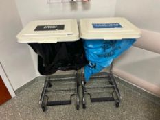 2 Rolling Waste Bins