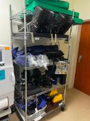 Rolling Eagle Rack with contents