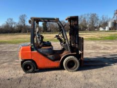 Toyota Three Stage Forklift with side shift