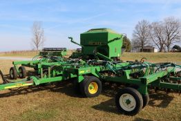 2000 John Deere 1860 air drill with gandy box