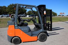 2020 Toyota 8FGCU25 Forklift 5,000lb Lift Capacity, Electronic Controls
