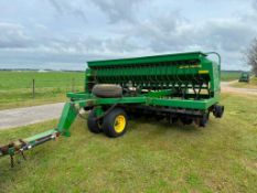 John Deere 1590 Grain Drill 15ft No-Till Seeder with Large and Small Seed Boxes