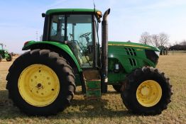 2015 John Deere 6115M, 115HP, 3 Rear Remotes, Air Ride Seat, PowerQuad Plus 16/16, R&P Rear Axle
