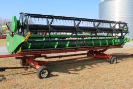 2021 John Deere 622F Flex Header 22 Ft Trailer Included Excellent Condition
