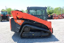 Kubota SVL97-2 High Flow Skid Steer Cab A/C, Rear Camera, Quick Attach!
