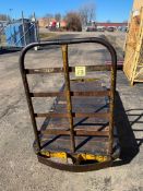 Heavy-Duty 4-Wheel Rolling Warehouse Cart 74in x 32in