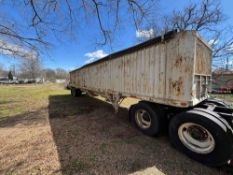 1979 Trail 40 ft Hopper Bottom Grain Trailer - Dual Grain Doors and Leaf Spring Suspension