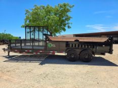 2024 BCL Fabrication Landscape Dump Trailer - Heavy-Duty Utility Trailer for Mulch Debris Hauling