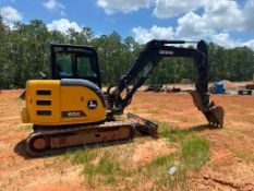 2020 John Deere 60G- Hydraulic thumb- Case Drain- Angle Blade