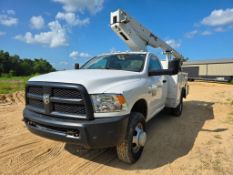 2018 Ram 3500 Bucket Truck with Duralift DTS29 - 34FT Walk-In Bucket, HEMI Gas, 98K Miles