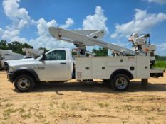 2018 Dodge Ram 5500 Bucket Truck - 4x4, Versalift VST40, 45FT Reach, Dakota Line Body