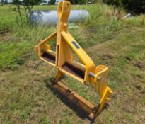 3-Point Hitch Root Grubber - Heavy-Duty Tree and Stump Puller for Tractors