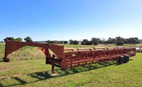 Heavy-Duty Round Bale Trailer - Tandem Axle, High-Capacity Hay Hauler