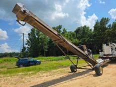 Adams FL24 Fertilizer Conveyor - 24IN Belt, Predator Engine, 2IN Hitch, Refurbished by Manufacturer