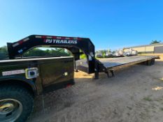 2023 PJ 49FT Gooseneck Trailer - 35+5, Mega Ramps, 30,000 GVW, Electric Brakes