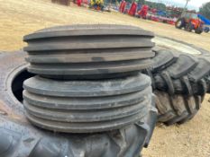 FIRESTONE 9.5L-15 4 RIB TIRES (NEW CONDITION)