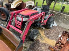 MAHINDRA MAX 24 HST COMPACT UTILITY TRACTOR WITH LOADER