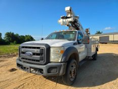 2016 Ford F550 4x4 Bucket Truck with Altec AT41 - 46FT Rotating Bucket and Jib Winch
