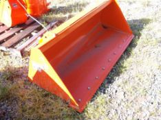 66in Light Material Bucket Skid Steer Connection