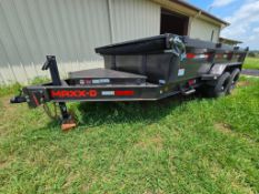 2022 MAXXD BD14 Heavy-Duty Dump Trailer with 14K GVWR and Tandem Axles