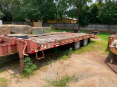1999 24DTA pintle hitch trailer