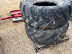 GALAXY - SET OF 19.5L-24 INDUSTRIAL R4 TIRES (50% TREAD)