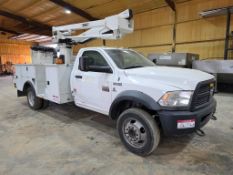 2012 RAM 5500 Bucket Truck - Cummins Diesel - Automatic - 4X4 - Versalift SST40 Boom