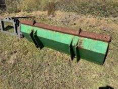 John Deere 73 Inch Materials Bucket - Needs Carrier