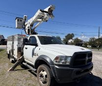 2016 RAM 5500 Bucket Truck - Cummins Diesel - Auto Trans - 4X4 - Altec AT41M Boom