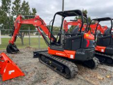 2023 Kubota KX057-5 Compact Excavator with Angle Blade