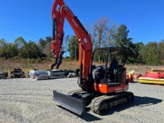 2023 Kubota KX057-5 Compact Excavator with Angle Blade