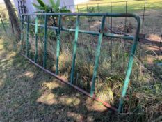 Galvanized Livestock Wire Gate - 4FT x 11.5FT