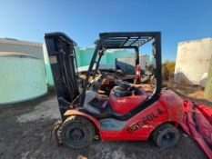 2006 Tusk 500 PG-16 Forklift 3-Stage 188in Lift with Aux Hydraulics