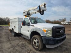 2011 Ford F-550 Bucket Truck - Power Stroke Diesel, Altec AT40G Boom, 45 ft Working Height