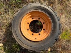 Case skid steer wheels and tires