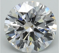 2.00ct Round Brilliant Cut Diamond, D Colour, IF Clarity, IGI Certified
