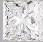 Princess Cut Diamond 8.01 Carat E Color, VS1 Clarity, EX EX - IGI Cert