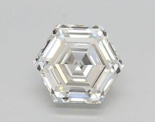 Hexagonal 1.01ct Diamond - H Colour, VS2 Clarity