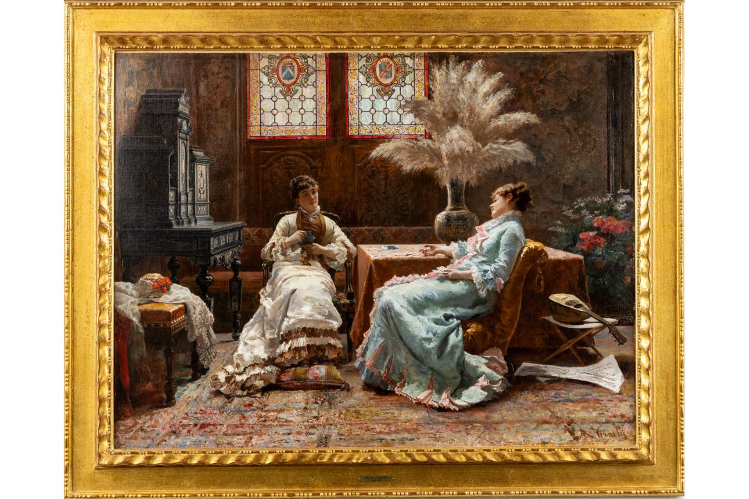 Alberto Vianelli (1841-1927) 'The Card Game'  - Bild 4 aus 8