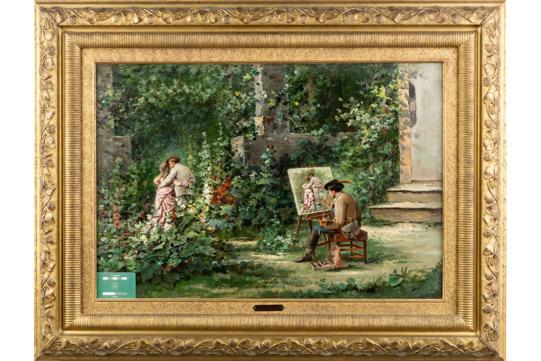 Henri Langerock (1830-1915) 'Witnessing Love' - Bild 3 aus 9
