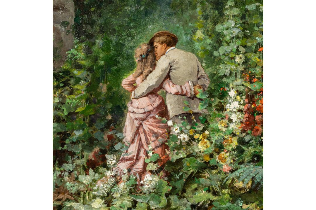 Henri Langerock (1830-1915) 'Witnessing Love' - Bild 5 aus 9