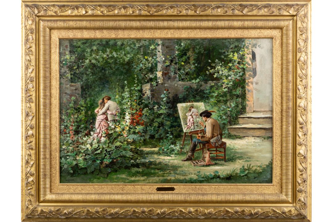 Henri Langerock (1830-1915) 'Witnessing Love' - Bild 4 aus 9
