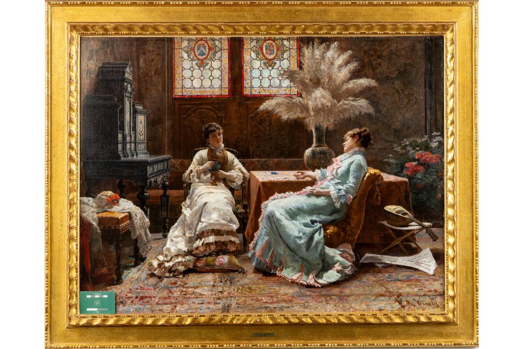Alberto Vianelli (1841-1927) 'The Card Game'  - Bild 3 aus 8