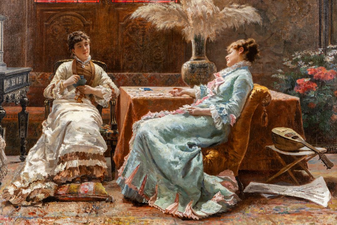 Alberto Vianelli (1841-1927) 'The Card Game'  - Bild 5 aus 8