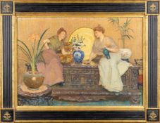 Hector Caffieri (1847-1932) 'Sharing a Secret'