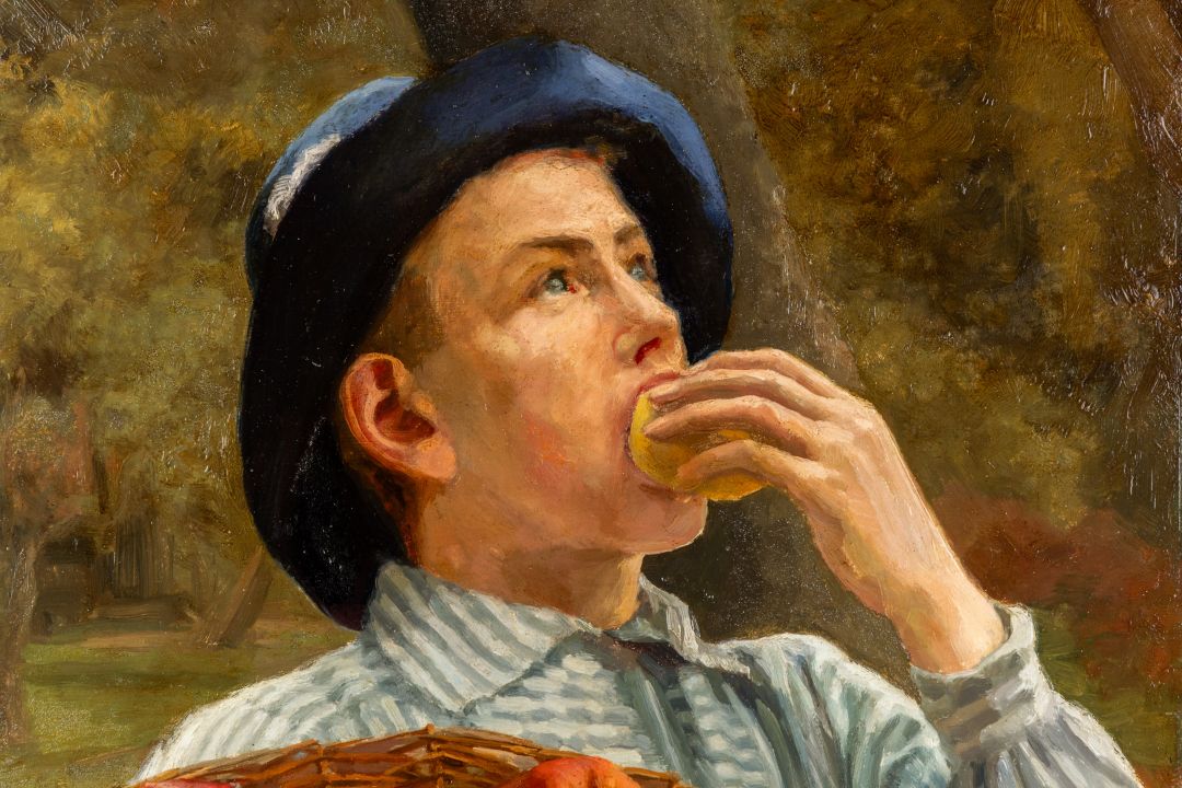 Emile Hendrik Godding (1841-1898) 'Sous les Pommiers' (1891) - Bild 5 aus 9