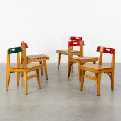 Lucien Engels (1928-2015) '4 chairs + 1' (1957)